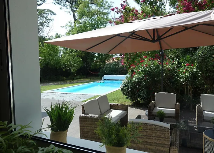 Classee 3 Etoiles, Piscine Chaufee 9x4, A 500m De La Surveillee Ferienhaus Labenne